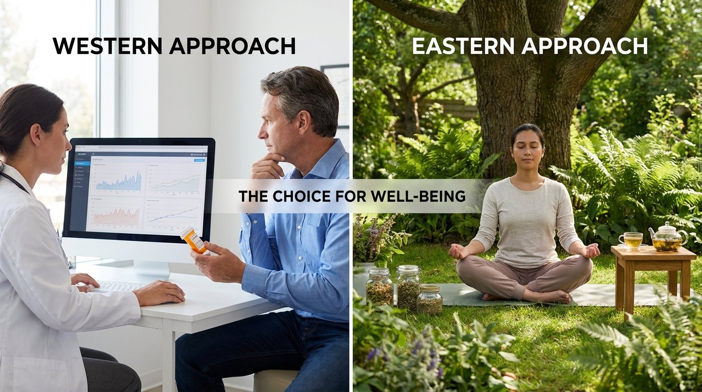 Choosing the Right Path: Western vs. Eastern Approaches to Cortisol Management
