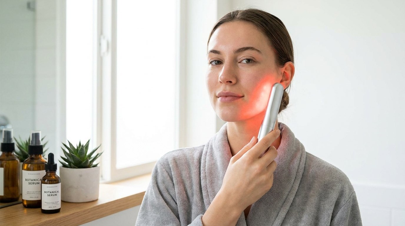 Incorporating Red Light Therapy into a Holistic Acne Regimen